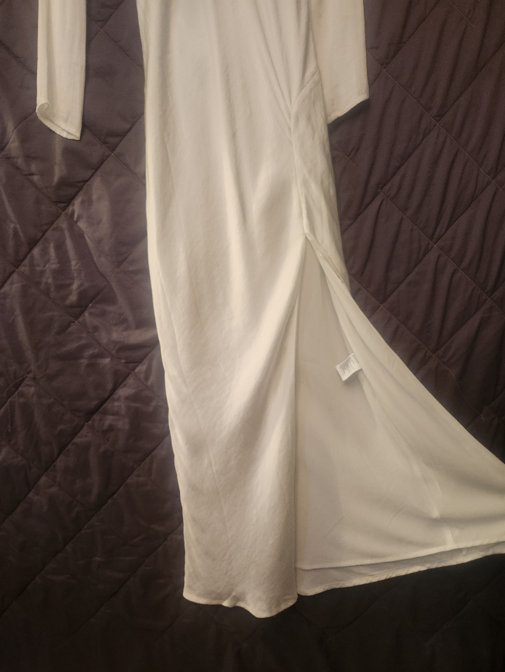 Bardot Cream Long-Sleeve Maxi Dress - Picture 4 of 8